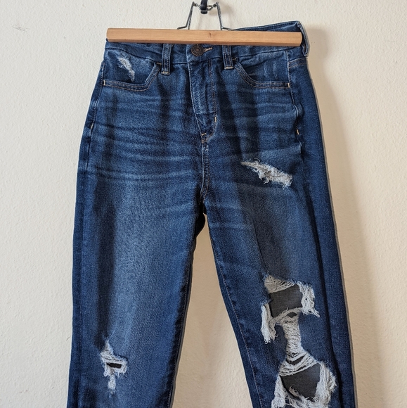 American Eagle The Dream Jean Curvy Hi Rise Jeggings 00 - Picture 2 of 8